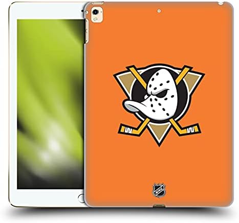 Kafa Kılıfı Tasarımları Resmi Lisanslı NHL Düz Anaheim Ördekler Hard Case Arka Apple iPad Pro 12.9 (2017)ile Uyumlu