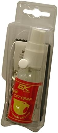 EK USA-10836C, Cat Crap Spray-On Care Kit, Çok Amaçlı Buğu Önleyici Sprey, her türlü Optik, Kaplama ve Gözlük Lens Temizleyicisi