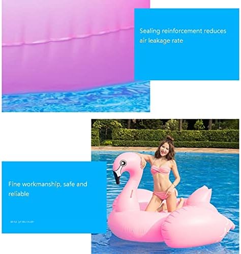 Dev Şişme Flamingo Havuz Şamandıra, yüzme Floaty Havuzu Oyuncak Glitters ile Parti Tüp Açık Su Salonu Şişme Sal Yetişkinler Çocuklar