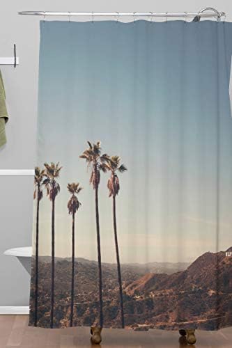 Reddet Tasarımları Catherine McDonald Hollywood Hills Duş Perdesi, 72 x 69, Mavi