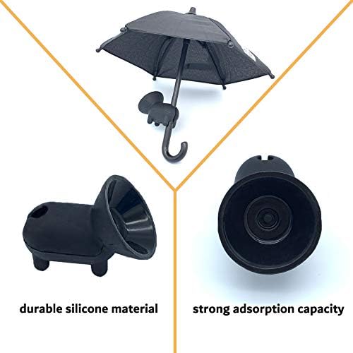 Telefon Şemsiye Vantuz Standı-Evrensel Ayarlanabilir Piggy Telefon Standı Güneşlik, Güneş Gölge Kapak, Vantuz Dağı ile Güneş