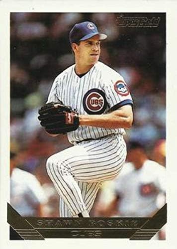 1993 Topps Altın Beyzbol 563 Shawn Boskie Chicago Cubs Topps Şirketinden Resmi MLB Ticaret Kartı