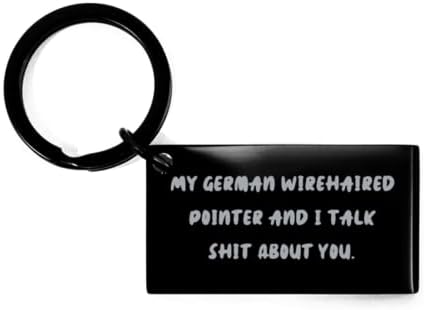 Ucuz Alman Wirehaired Pointer Köpek Hediyeleri, Alman Wirehaired Pointer'ım ve Ben Bok Hakkında Konuşuyoruz, Arkadaşlardan Evcil