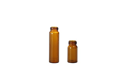 Colpak TC2431C-1k Amber EPA Vidalı Boyunlu Şişe, 27,5 x 72,5 mm, 1. Hidrol. Sınıf, 30 mL (1000'li Paket)