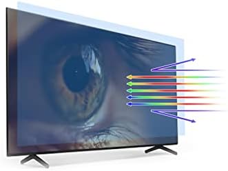 Anti-mavi ışık TV ekran koruyucu filtre, hasar Koruma Paneli parlama filtre Filmi Engelleme UV & mavi ışık, LCD için, LED, OLED