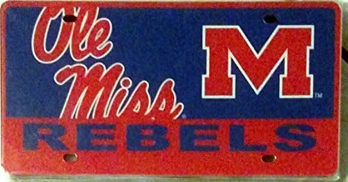 Mississippi İsyancılar Ole Özledim Baskılı MEGA Stil Deluxe Lazer Akrilik Plaka Etiketi Üniversitesi