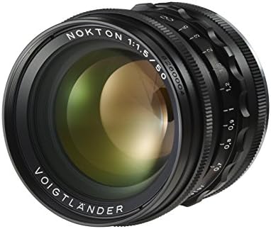 Voigtlander F1. 5 / 50mm D39 Asph Seri Nokton Lens Siyah