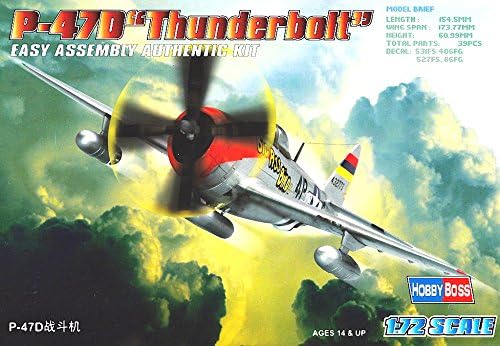 Hobi Boss P-47D Thunderbolt Uçak Modeli Yapı Kiti