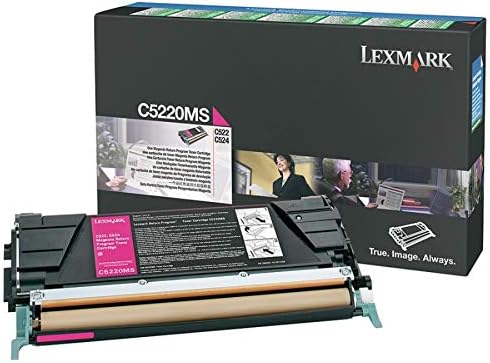 Lexmark C5220MS Dönüş programı lazer toner için lexmark c522/c524/c530/c532 / c534, 3 k yld, eflatun