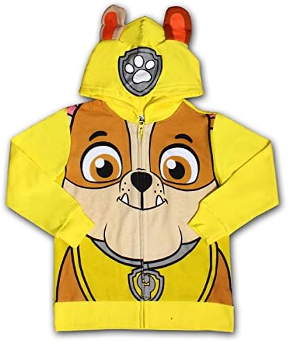 Nickelodeon Paw Patrol Karakter Çocuğun Kulaklı Kapüşonlu Ceketi
