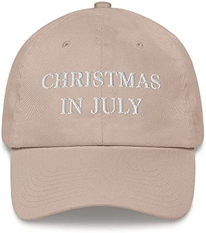 Temmuz ayında Noel Şapkası (İşlemeli Baba Şapkası)
