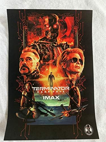 TERMİNATOR KARANLIK KADER-13 X 19 Orijinal Promosyon film afişi IMAX Sınırlı Sayıda 2019