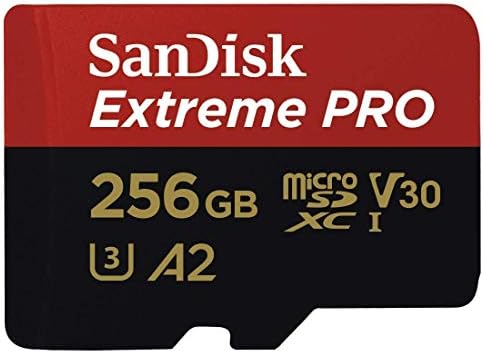 SanDisk 256 GB Micro SD Extreme Pro Hafıza Kartı Akışı için Oyun Tablet Akışı Güverte (SDSQXCZ-256G-GN6MA) A2 V30 U3 170 MB/s
