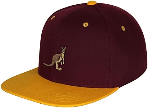 JPAK Kanguru Snapback şapka İşlemeli Beyzbol 2 Ton Kap Avustralya Hayvan
