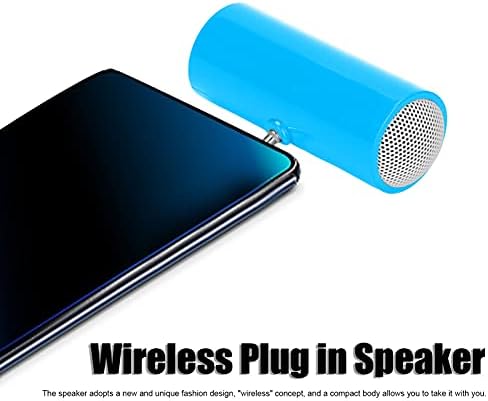 Mini Stereo Hoparlörler, Moda Tasarımı Net Ses Cep Telefonları için Tabletler için Müzik Çaları Takın (Mavi)