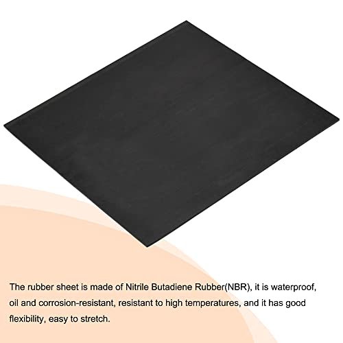 MECCANIXITY Kauçuk Levha Şok Emme Conta 12x12 inç 0.04 in Siyah için Anti-Skid Kapı sızdırmazlık Şeridi, mobilya, Döşeme