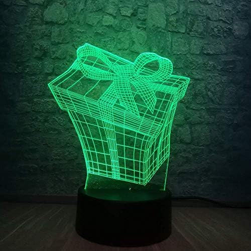 mwıoq 3D Led yeni kutusu gece ışık atmosfer RGB aydınlatma Mulcolor yatak odası uyku lamba dekor Luminaria