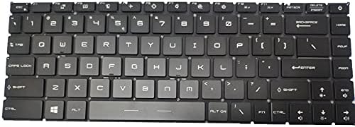 GAOCHENG Laptop için HİÇBİR Arkadan Aydınlatmalı Klavye MSI Modern 14 A10M A10RAS A10RB 14-B10R B10MW B10RASW B10RBSW Modern