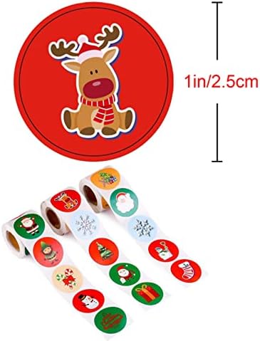 50-500 adet Merry Christmas Dekor Çıkartmalar Noel Baba Ambalaj Çoklu Mühürler etiket etiketleri Zarf Parti için