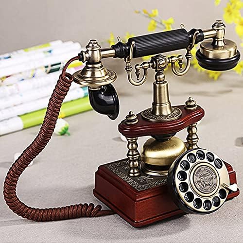 XbaiAO Vintage Stil Döner Retro Eski Moda Döner Telefon - Oteller / Galeriler / Ev ve Ofis Telefonu