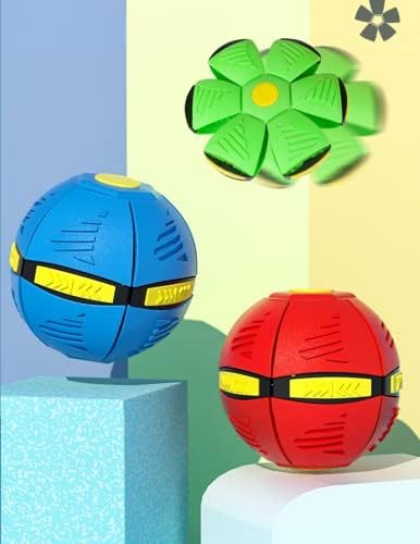Nipogear çocuk Oyuncak Top Deformasyon Topu Zıplayan Top Ebeveyn-Çocuk İnteraktif Oyun En İyi Hediye. (KIRMIZI)