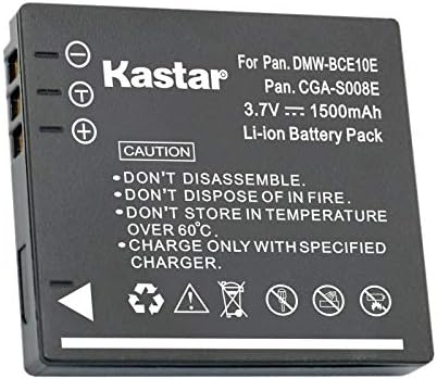 Kastar 1-Pack DMW-BCE10 / CGA-S008 Pil Değiştirme için Panasonic SDR-S10P, SDR-S10P1, SDR-S10PC, SDR-S15, SDR-S20, SDR-S25, SDR-S25A,