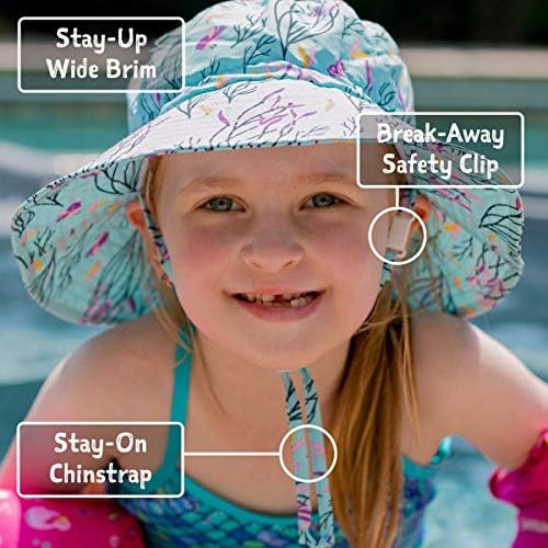 JAN & JUL Aqua-Dry GRO-with-me UV Korumalı Ayarlanabilir Güneş Şapkaları (Bebek / Yürümeye Başlayan Çocuk / Çocuklar)