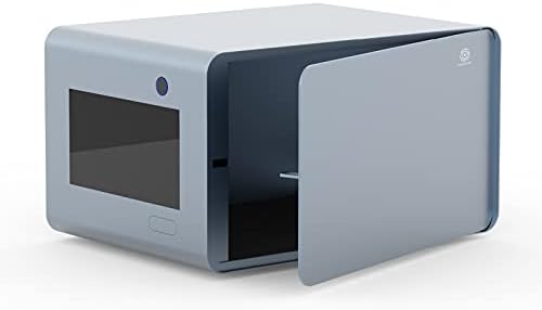 Ev Ofis için Anahtarsız Parmak İzi Kilidi ile MERCURY Mini Biyometrik Kasa-Dizüstü Bilgisayar Tabancaları Takı Kimlik Belgeleri-Mavi