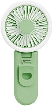 CHEERM Mini taşınabilir Fan, el Fan ile led ışık - kişisel USB şarj edilebilir Fan elektrikli fan için ofis odası Açık Ev Seyahat