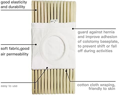 RTYG Ayarlanabilir Ostomi Fıtık BeltBreathable Stoma Destek için Kolostomi Çanta önlemek için Parastomal Fıtık Erkekler Kadınlar