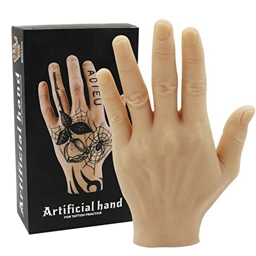 Dövme Uygulaması Sahte El-Usırıy Silikon Palm Dövme Uygulaması El Protez Eller Sahte Cilt Dövme El Yumuşak Dövme Uygulaması El