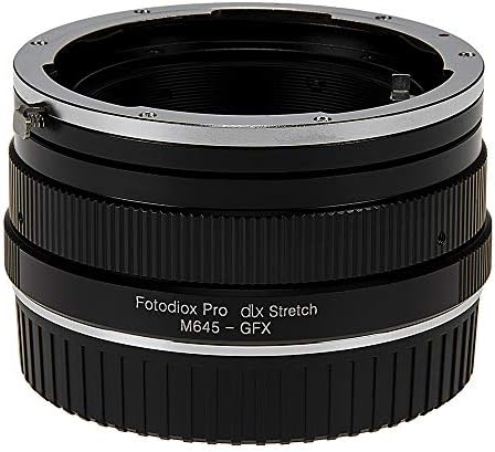 Fotodiox DLX Streç Lens Montaj Adaptörü ile Uyumlu Mamiya 645 MF Lensler Fujifilm GFX G-Montaj Aynasız fotoğraf Makineleri