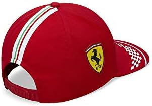 Scuderia Ferrari F1 2021 Çocuk Charles Leclerc Takım Şapkası Kırmızı, bir beden