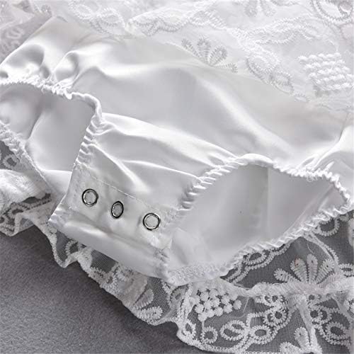 Bebek Kız Dantel Elbise, Prenses Elbise Tül Beyaz Parti Düğün Yaz Elbise Giysileri