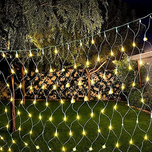 -2600 LED Açık güneş ışık Net, 8 M 10 M Dize ışıkları, 8 Modları ile renkli Güneş Net, bahçe Ev veranda için aydınlatma Örgü,