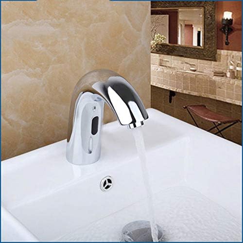 ZZYF Çağdaş Sıcak Ve Soğuk Otomatik Eller Dokunmatik Ücretsiz Sensör Musluk Banyo Lavabo Dokunun Banyo Musluk