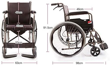 DDSS Tekerlekli Sandalye, Katlanabilir Hafif Klozet Çok Fonksiyonlu Yemek Masası Tekerlekli Sandalye Araba Yaşlı Engelli