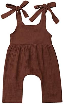 KMBANGI Sevimli Toddler Bebek Kız Tek Parça Romper Bodysuits Uzun Pantolon Tulum Yaz Giysileri