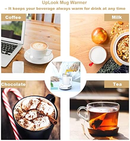 Kahve kupa ısıtıcı ve Soğutucu için Masa-UpLook 2 in 1 içecek ısıtıcı ve içecek soğutucu ile 350 ml Kupa Ev Ofis kahve ısıtıcı