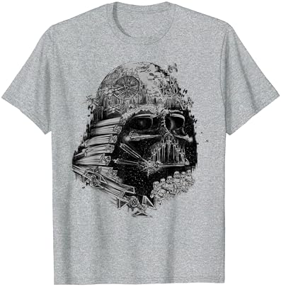 Yıldız Savaşları Darth Vader Inşa İmparatorluğu grafikli tişört T-Shirt
