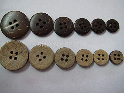Dikiş Düğmeleri 22.86 mm Ahşap Düğme forbutton Gömlek Düğmesi Kazak Düğmesi için natual 4 Delik
