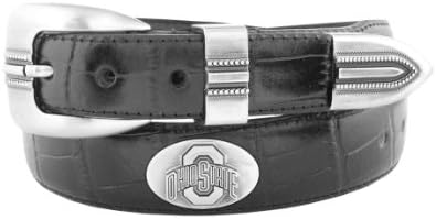 Zeppelin Ürünleri A. Ş. NCAA Ohio State Buckeyes Timsah Ucu Deri Concho Kemer