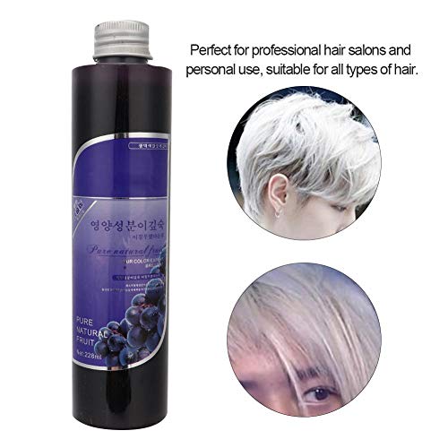 Saç Boyası Kremi, Hafif Taşınabilir Saç Rengi Kremi Dayanıklı Yarı Kalıcı Saç Rengi Erkekler ve Kadınlar için Parti (Kar gümüş