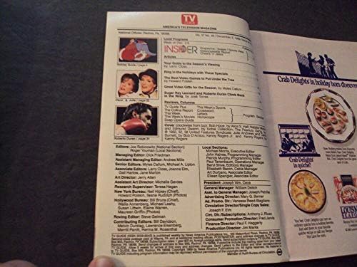 TV Rehberi 2-8 Aralık 1989 Bob Hope. Fıstık, Kenny Rogers.