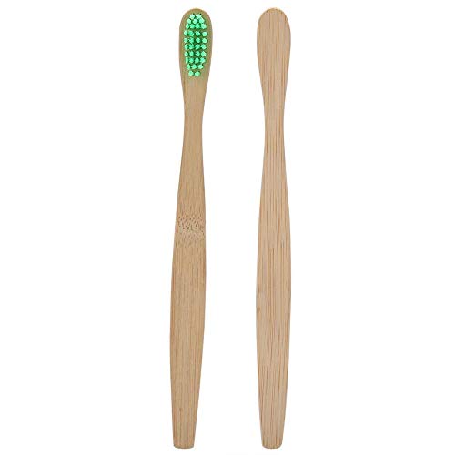 Diş Fırçası, Bambu Diş Fırçası Biode gradable Yumuşak Çevre Dostu Naylon Kıllar 6 Renk Diş Fırçaları (4)