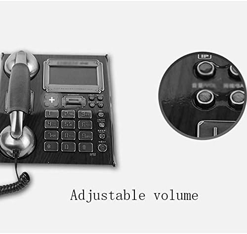 SPNEC LQGSYT Retro Döner Dial Telefon Antika Kablolu Continental Telefon Telefon Dekorasyon (Renk: B)