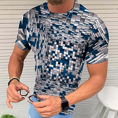 3D Baskılı T-Shirt Erkekler için, erkek Yenilik Grafik Komik Crewneck Kısa Kollu T Shirt Sokak Moda Tee Tops Bluz