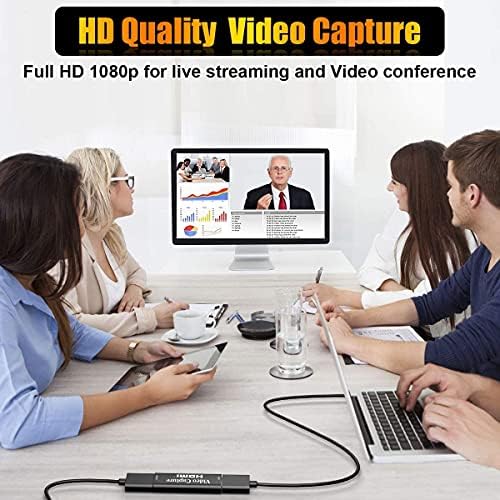 Burxoe Yakalama Kartı Video 1080 P 4 K HDMI USB 2.0 Kam Bağlantı Ses Yakalama Kartı Cihazı Kayıt DSLR Kamera Eylem Kamera Bilgisayar