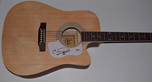 Carrie Underwood İmzalı İmzalı Tam Boy Akustik Gitar Beckett BAS COA
