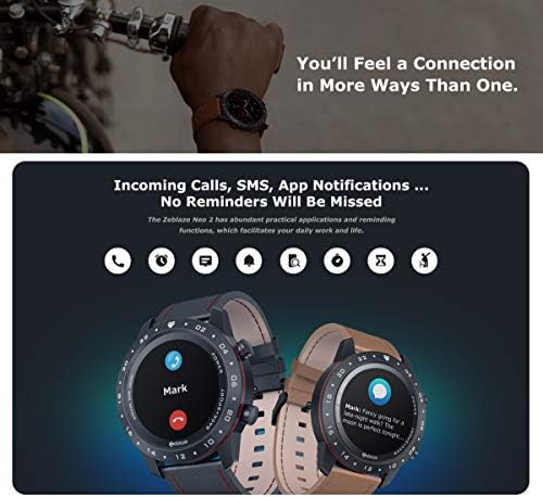 Akıllı bilezik Yuvarlak Ekran Spor Su Geçirmez akıllı saat Bayanlar bluetooth nabız monitörü Spor Izci Metal Kasa, Siyah